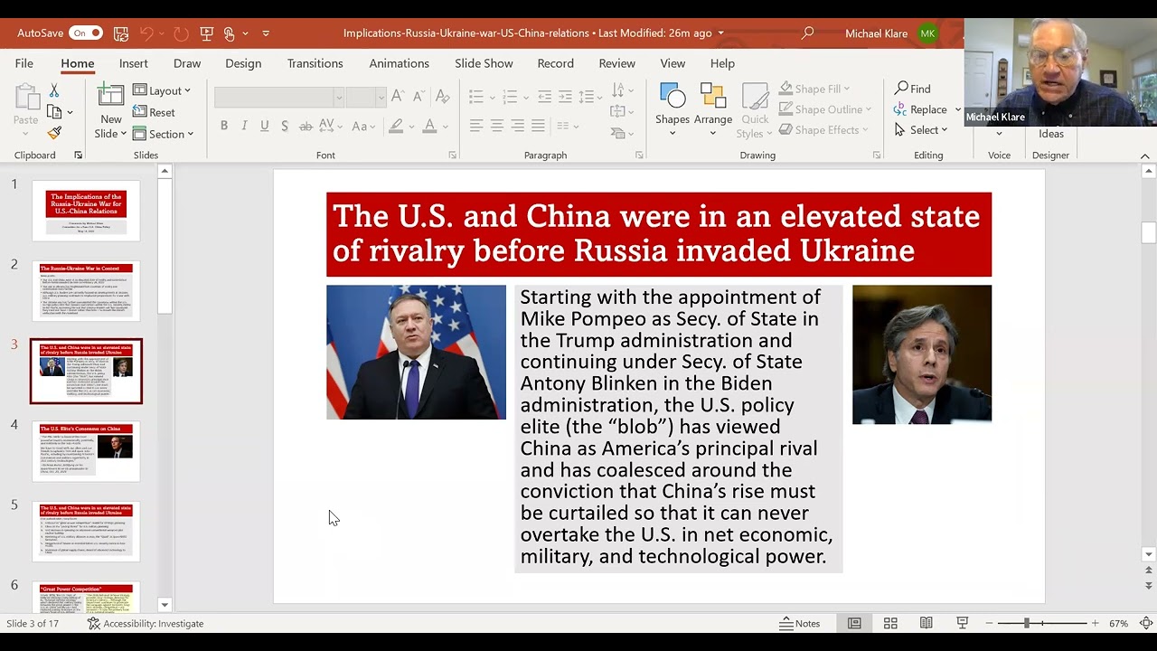 Webinar | Global Repercussions: The Ukraine War, Russia, and U.S.–China