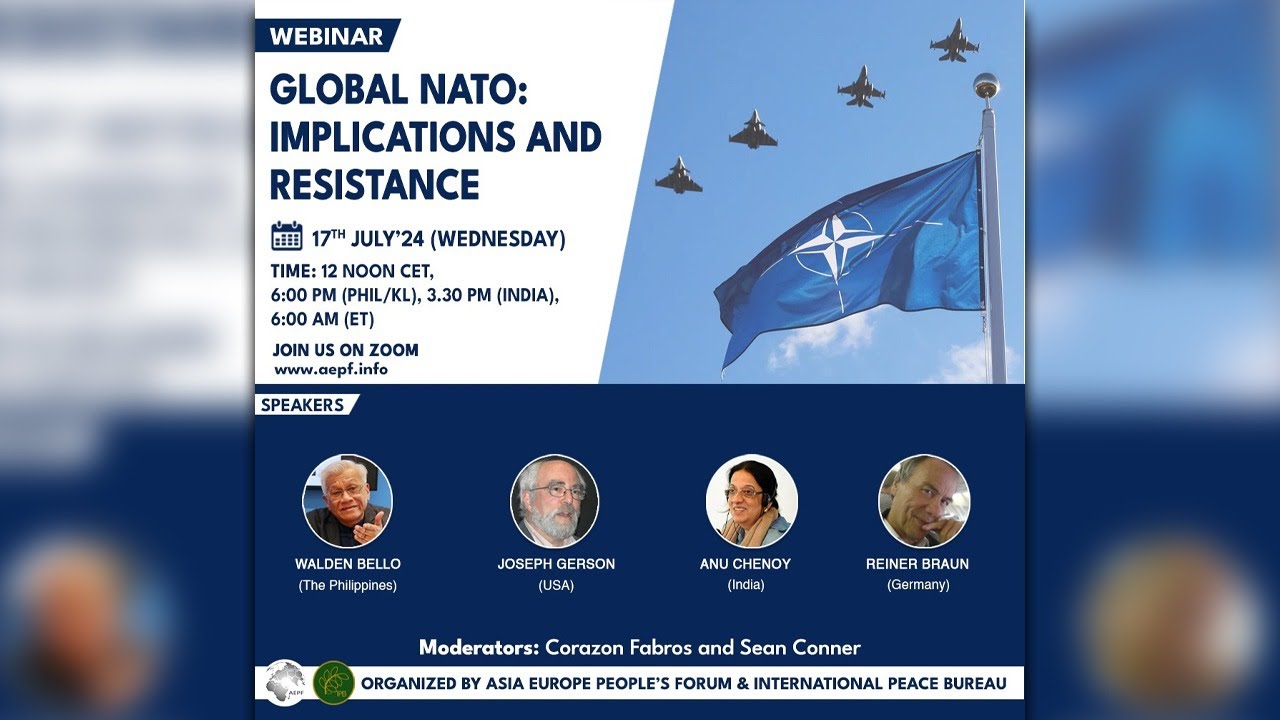 Webinar: Global NATO - Implications and Resistance