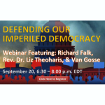 Defending Our Imperiled Democracy – Sept. 20, 2022 Webinar Recording