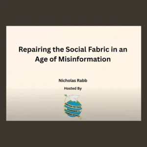 Repairing the Social Fabric in an Age of Misinformation