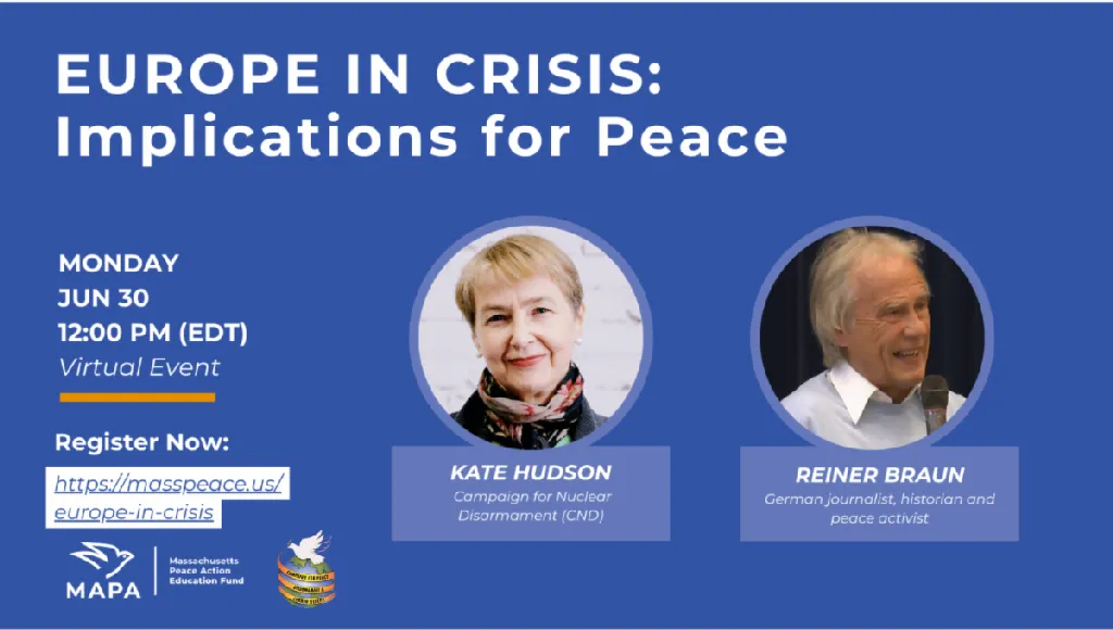 Europe in Crises Webinar June 30, 2025