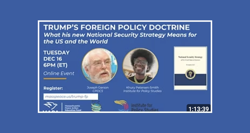 Analysis of Trump's Foreign Policy