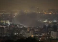 Israeli attack on Tehran.