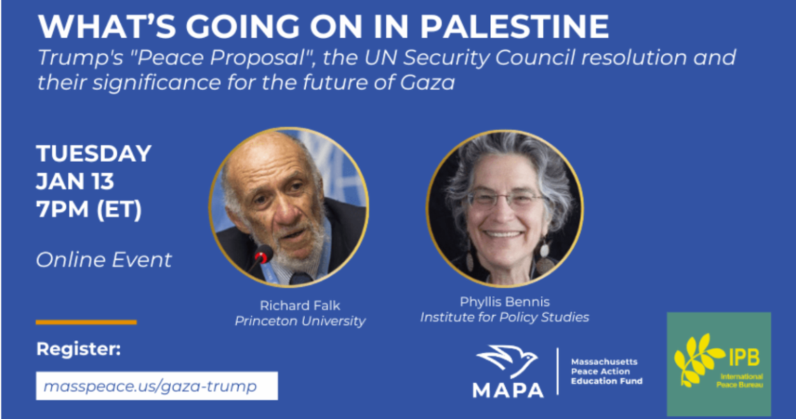 WHAT’S GOING ON IN PALESTINE