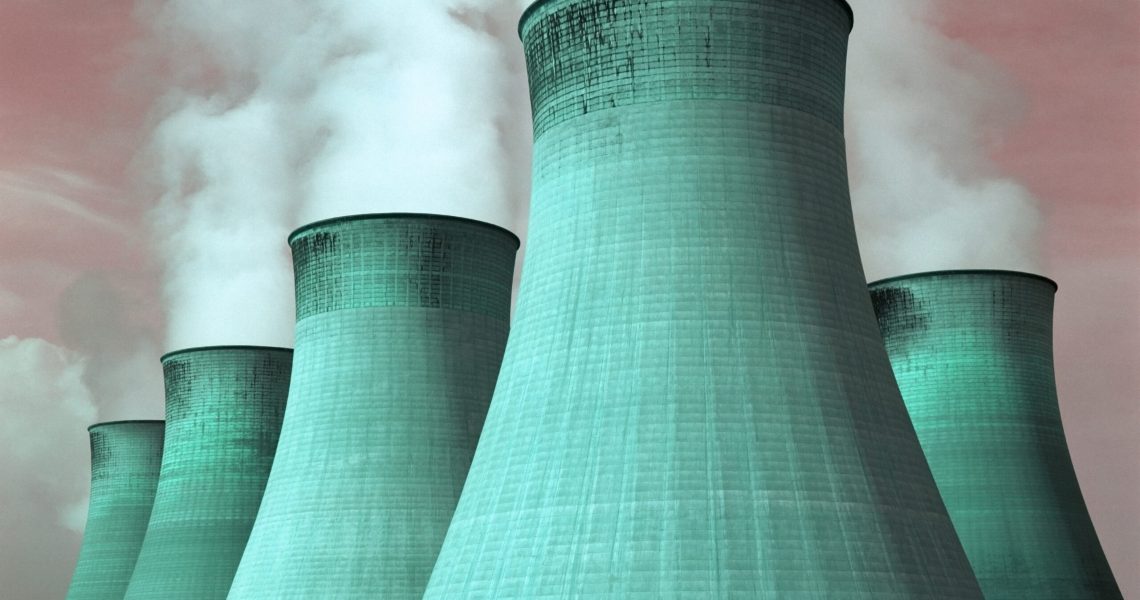 Cooling Towers of a power station in the United Kingdom.